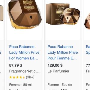 parfume lady million privé